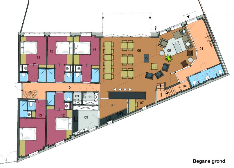 Architectuur, Horeca, Interieur, Recreatie, herbestemming