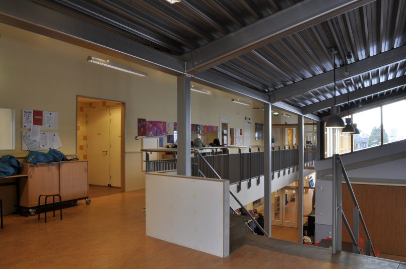 Architectuur, Interieur, School, brede school, kinderopvang, kindcentrum, bso, psz