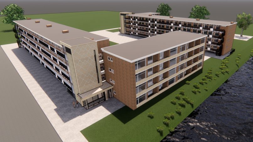 architectuur, verbouwen, renovatie, grafische vormgeving