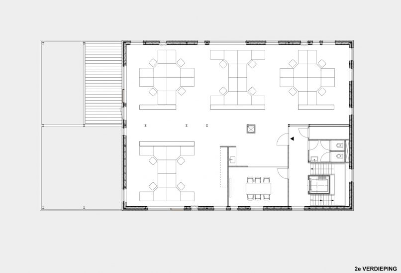 architectuur, nieuwbouw, kantoor
