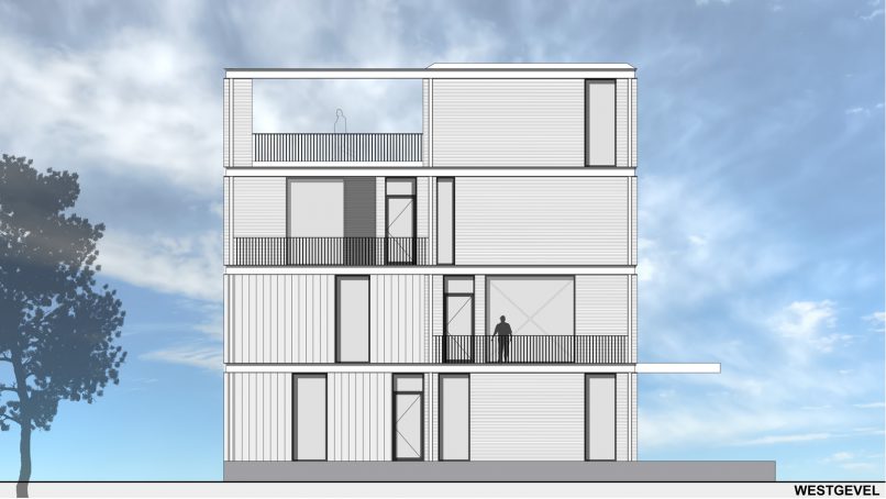 architectuur, nieuwbouw, kantoor