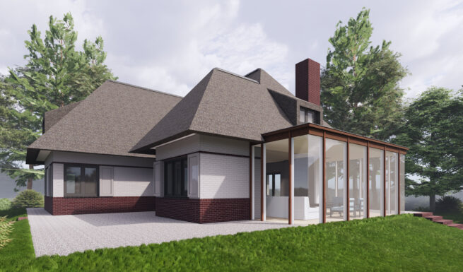 Uitbreiding woning, houten constructie, duurzaam, verbouwing